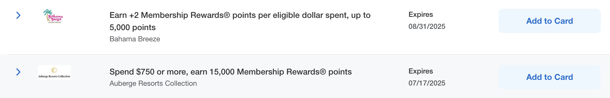 Amex Offers